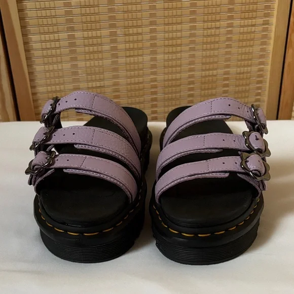 Dr. Martens Blaire Lilac Platform Sandal - Picture 2 of 16